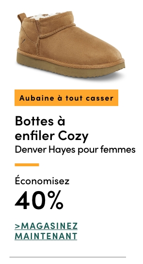 Aubaine à Tout Casser Bottes à enfiler Cozy Denver Hayes pour femmes économisez 40%